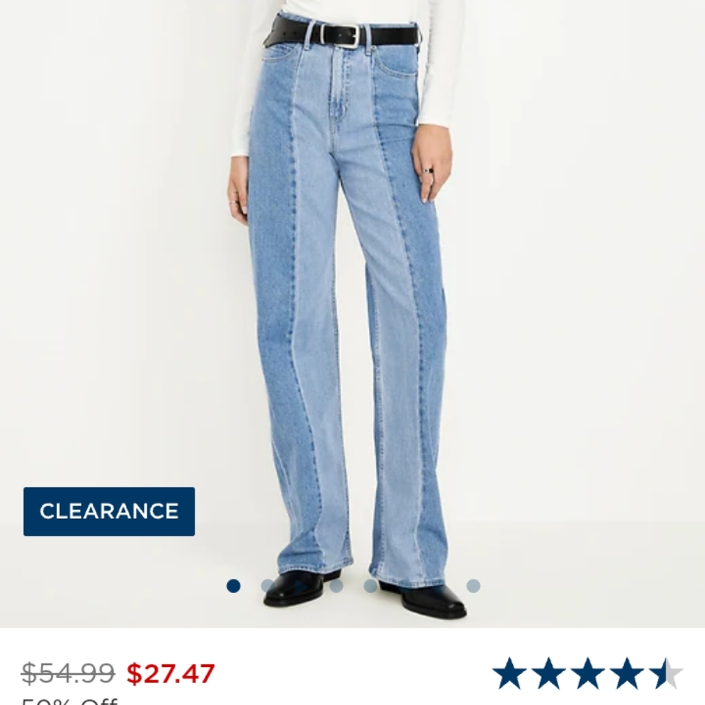 Old Navy Extra High-Waisted Sky-Hi Wide-Leg Jeans